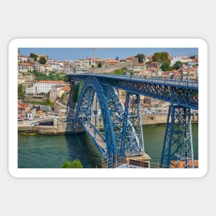 Dom Luís I Bridge, Porto from the Vila Nova de Gaia side Sticker